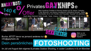 Shooting gayheim privat Offer Jul Aug22